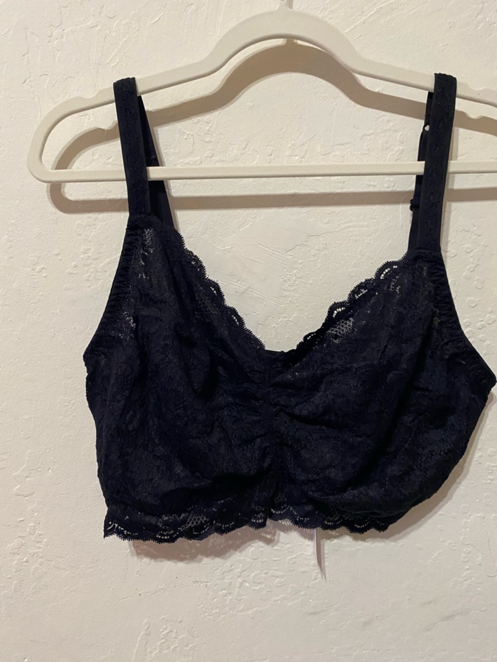 Cosabella Sweetie Plus Lace Bralette Black 3X NWT Made in Italy